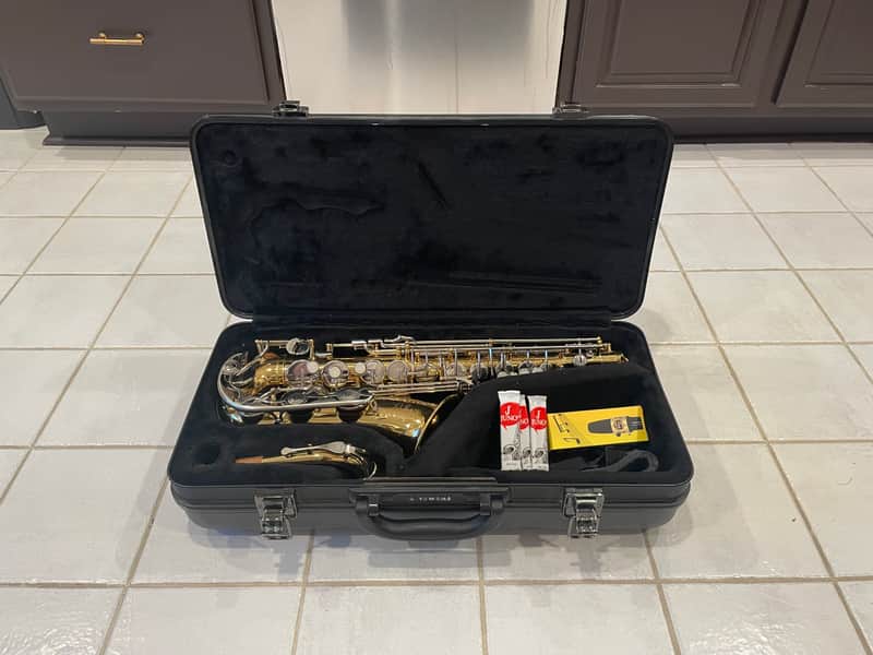 Serviced Yamaha YAS-200ADII Alto Saxophone (Ready to Play) - New Mouthpiece image 1
