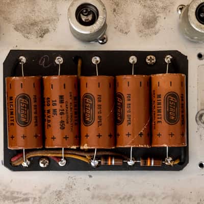 1961 Fender Tremolux Blonde Brown Panel Piggyback Tube Amp Head 6G9 Circuit w/ EL84 (6BQ5) image 16