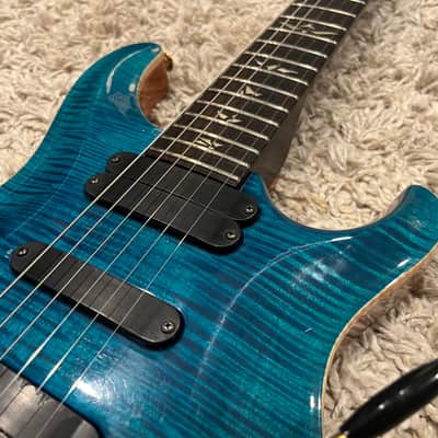 PRS 513 - Solid Brazilian Rosewood Neck - 2006 Blue Matteo image 5