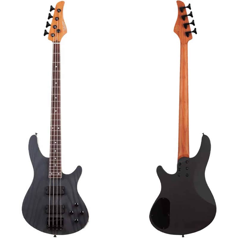 Schecter C-4 Standard 4-String Bass Guitar - Charcoal Satin image 1
