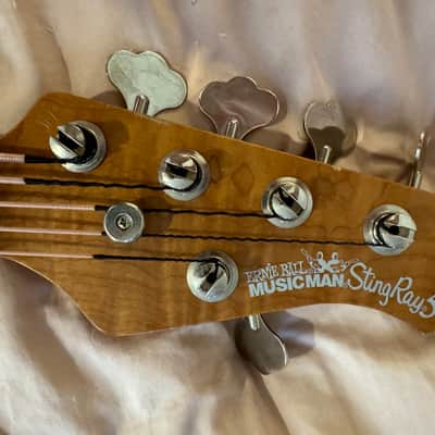 Ernie Ball Music Man 30th Anniversary StingRay 5 H 2017 - Transparent Buttercream image 2