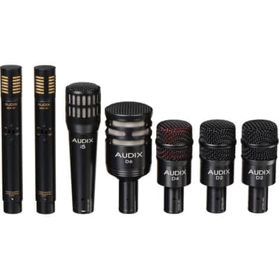 Audix DP7 7-Piece Drum Microphone Package - D2, D4, i5, D6 (Open-Box) *Mint & Complete In-Box! image 2