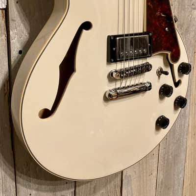 New D'Angelico Premier SS Semi-Hollow Single Cut, Stairstep Tailpiece, Champagne, Support Small Biz! image 3