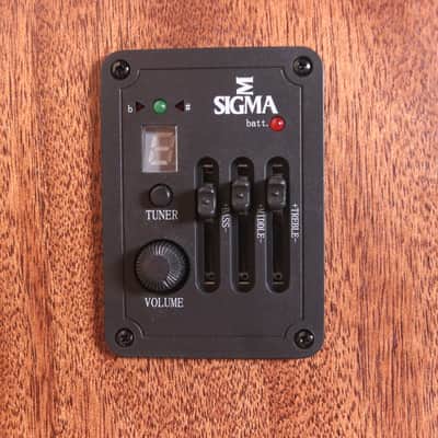 Sigma DME+ Dreadnought - Micarta Fingerboard, Natural image 5