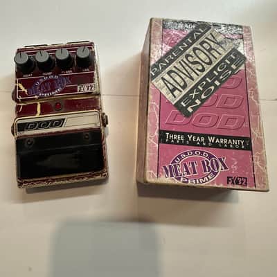 DOD Meatbox Prime FX32 USA Made vintage 90's old Sub Octave BASS effects pedal +box, papers image 1