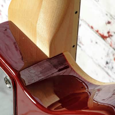 Eastwood - Surfcaster Semi-Hollow Body Electric Guitar, Cherryburst - x0260 - USED image 10