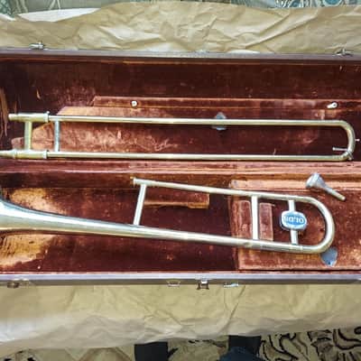 Olds Ambassador Trombone, USA, Brass with Case and Mouthpiece image 11