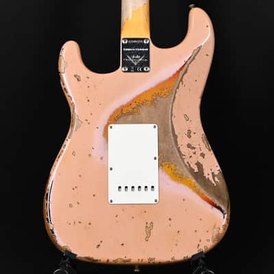Fender Custom Shop Limited Edition '59 Stratocaster Super Heavy Relic- Aged Dirty Shell Pink/ Chocolate 3 Tone Sunburst 2025 (CZ586151) image 3