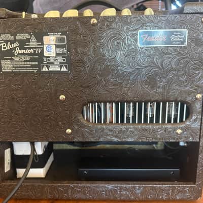 Fender Blues Junior IV FSR Limited Edition "Western" 15-Watt 1x12" Guitar Combo 2022 - Brown Western Tolex image 3