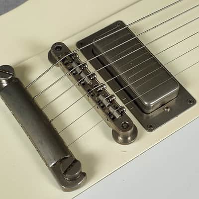 1989 Burny (by Fernandes Japan) RFB-80 Reverse Firebird (Vintage White) image 4