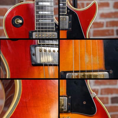 Gibson Les Paul Custom Plain Maple Top Cherry Sunburst 1981 w/OHSC (Refret) image 16