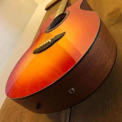 Yamaha APX-3 Thinline Acoustic Electric Guitar Cherry Sunburst image 7
