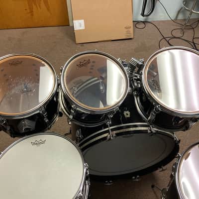 Ludwig Classic Maple 6 Ply 1980s Black Cortex image 5
