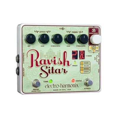 Electro Harmonix Ravish Sitar Emulator Effects Pedal image 2