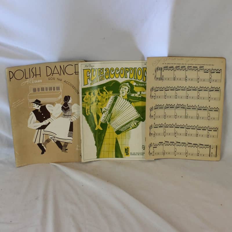 Lot of 3 Used Accordion Books - Variety for Learners (Polka, Waltz, Folk, and Other Exercises!) image 1
