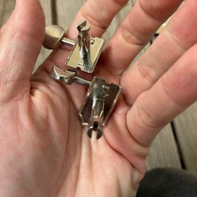 Fender Vintage style tuning pegs machine heads machines  - Chrome project Stratocaster telecaster Jaguar Mustang image 5
