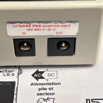 Boss LS-2 Line Selector (Silver Label) 1991 - Present - White image 4