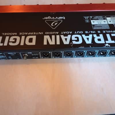 Behringer Ultragain Digital ADA8200 8-Channel Mic Preamp with AD/DA Converter 2013 - Present - Black / Red image 2