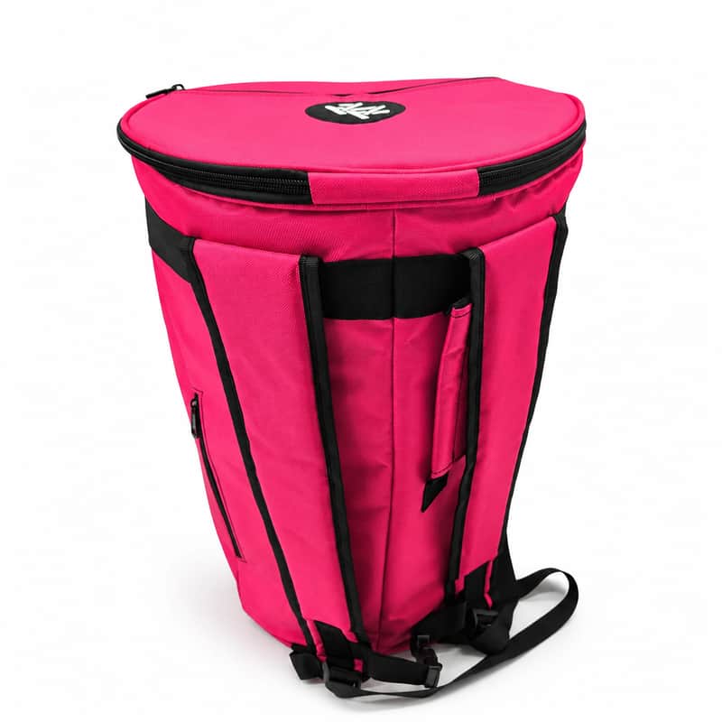 ZAZA - Professional Colorful Doumbek/Darbuka ClassicSize - Bag Carry Case - Premium Nylon Fabric Gig-bag - Magenta image 1