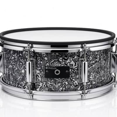 Dolby 14 x 5” Black Abalone Electronic Snare w 6 Triggers for Roland Alesis image 1