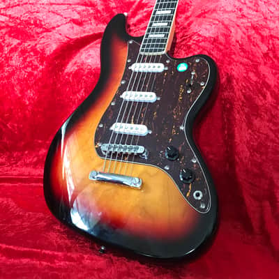 Harley Benton GuitarBass VS - Bass VI style in Sunburst image 16