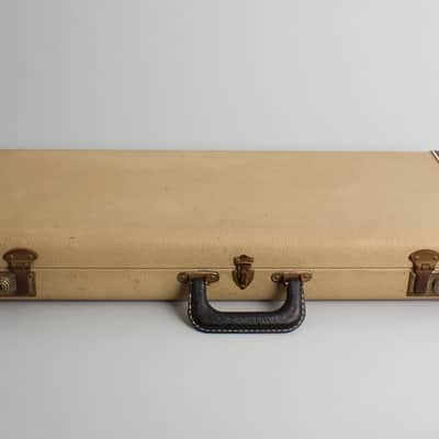 Fender Solid Body Electric Mandolin (1963), ser. #01614, original white tolex hard shell case. image 11