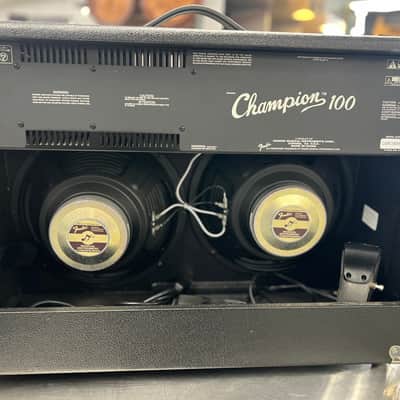 Fender Champion 100 2-Channel 100-Watt 2x12" Solid State Guitar Combo 2013 - Present - Black image 7