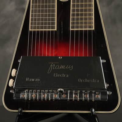 Framus Electra double neck GUITAR + STEEL GUITAR 6/8 made in GERMANY 1962 image 2