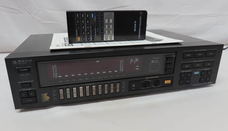 Sony SEQ-333ES 10 Band Stereo Graphic Equalizer - EQ w/ Remote