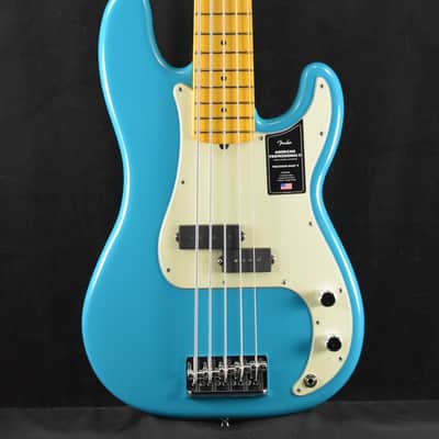 Fender American Professional II Precision Bass V Miami Blue Maple Fingerboard image 1