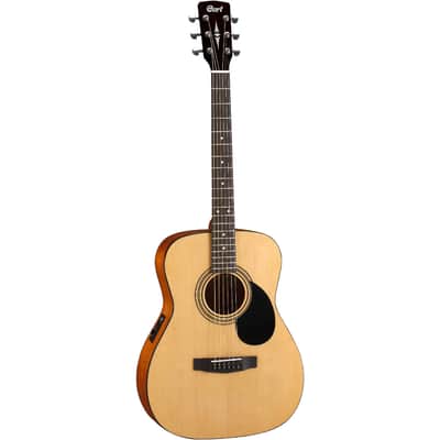 Cort AF510EOP Standard Series Acoustic Electric Concert Guitar. Open Pore image 3
