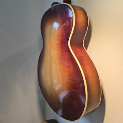 Höfner 456 German Vintage Archtop - Born on Jan 25th, 1960 - Beautiful Flamed Maple - Pro Setup (2,3mm Action) image 7