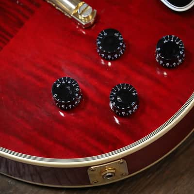 2010 Gibson Custom Shop Les Paul Custom Single-Cut Electric Guitar Wine Red + COA OHSC image 7