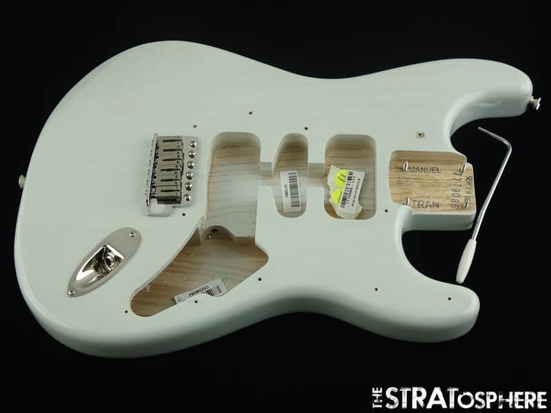 USA Fender Kenny Wayne Shepherd Strat BODY & HARDWARE Chambered Ash Sonic Blue image 1