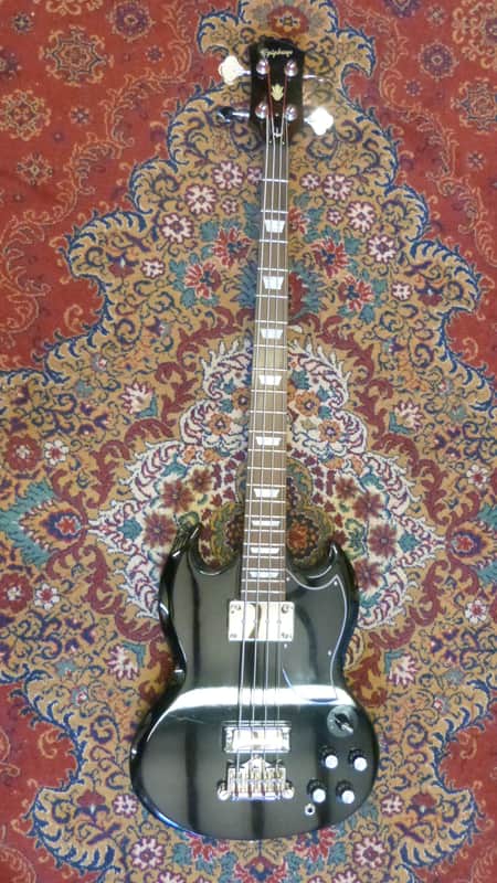 Epiphone EB-3 SG Bass, Ebony image 1