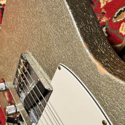 Fender Custom Shop Limited 1961 Telecaster Relic Silver Sparkle - Wildwood Video Demo image 12
