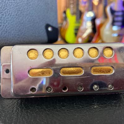 MIJ Vintage Gold Foil Pickup 1960s - Chrome Gold image 2