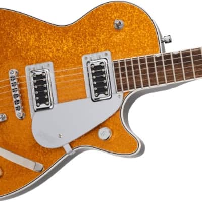 Gretsch G5230T Electromatic Sparkle Jet FT Single-Cut with Bigsby, Laurel Fingerboard, Gold Sparkle image 13
