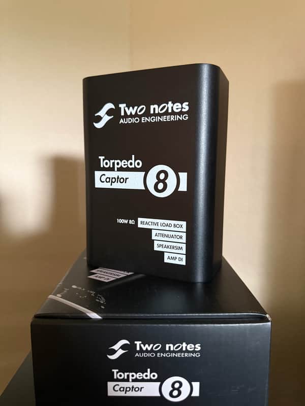 Two Notes Torpedo Captor (8-ohm) Reactive Loadbox DI and Attenuator image 1