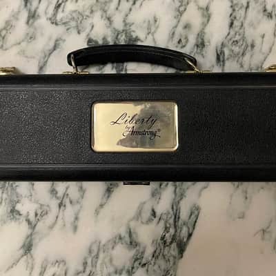 Armstrong Flute Liberty Silverplate with gold lip plate image 3