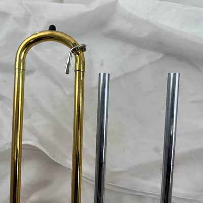 Yamaha YSL-448G Intermediate Bb/F Trombone 2010s - Lacquered Brass image 14