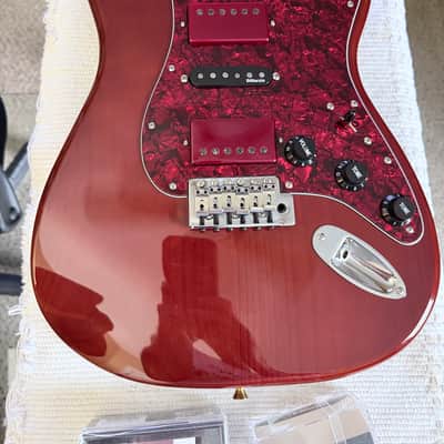 Allparts Stratocaster 2025 - Gloss Polyurethane Chestnut Finish image 1