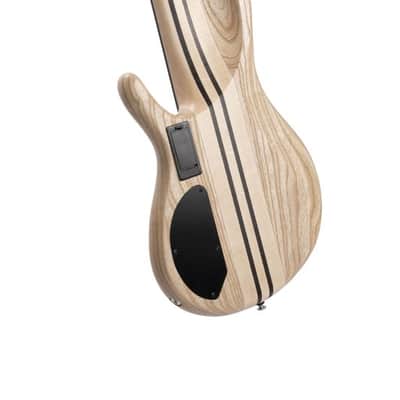 Cort A5BEYONDOPBN Artisan Series A5 Beyond 5 String Bass Guitar. Open Pore Bubinga Natural DIRECT SHIP image 3