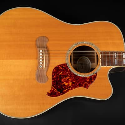 2017 Gibson Songwriter Deluxe Studio EC Rosewood - Antique Natural | USA All Solid Dreadnought Acoustic Guitar Pickup Cutaway | CoA OHSC image 4