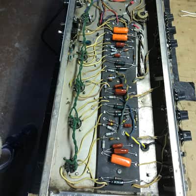 1966 Fender Blackface Bassman chassis only image 3