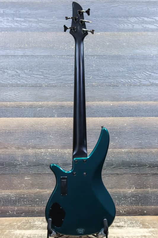 Yamaha RBX375 Double Coil Pickups Dark Oriental Green 5-String