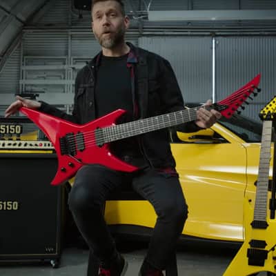 Jackson Pro Series Signature Dave Davidson Warrior WR7 - Ferrari Red image 9