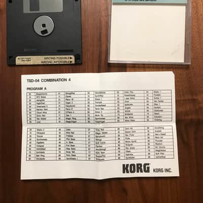 KORG T-SERIES SOUND LIBRAY RAM DISK TSD-04 COMBINATION 2 image 2