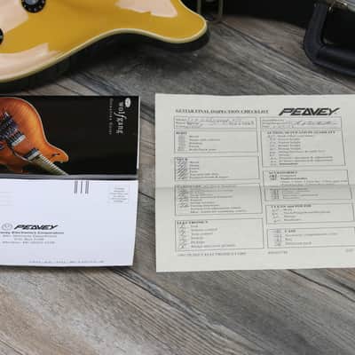AWESOME! Peavey Wolfgang 2002 Gold Top + OHSC image 4