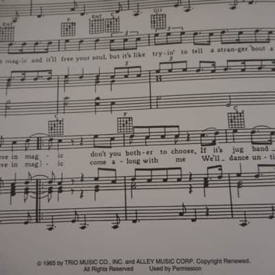 " Do You Believe in Magic" Sheet Music Mid 2000s image 3